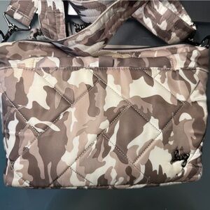 Lug Camouflage Quilted Crossbody Bag